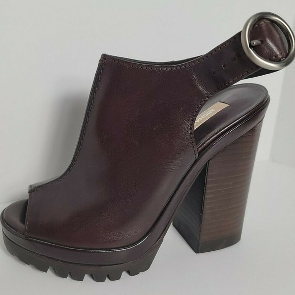 Michael Kors Patras Runway Ankle Boot Bootie sz 8 Brown - Picture 4 of 8